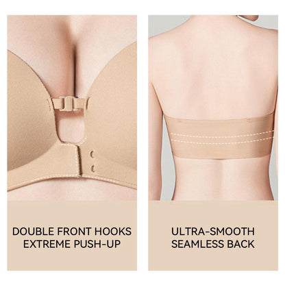 Womens Strapless Front Closure Bra