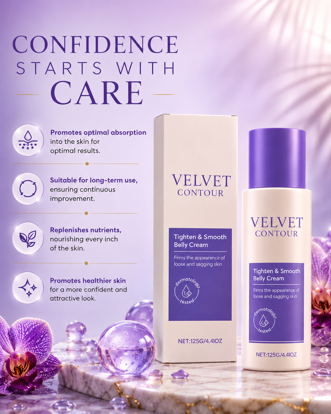 Velvet Contour™ Hydrating & Smooth Belly Cream