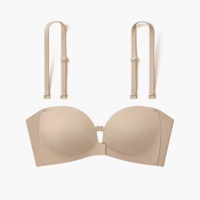 Womens Strapless Front Closure Bra